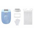 Epilator cu fir philips seria 4000 bre247/00, 2 viteze, 4 accesorii, retea, albastru, l x a x i (mm) 50x120x145,  Epilatoare | electropc.ro