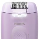 Epilator philips seria 4000 bre257/00, 2 setari de viteza, cap de epilare lavabil, 4 accesorii, lila, l x a x i (mm) 50x120x145,  Epilatoare | electropc.ro