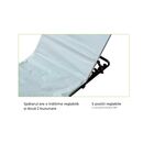 Heinner covor plaja tip sezlong-141*45*51cm, grey,  Sezlonguri | electropc.ro