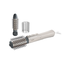 Perie rotativa cu aer cald philips seria 7000 bha710/00, 1000w, ingrijire cu ioni, 2 accesorii, setare temperatura de ingrijire, peri naturali, invelis ceramic din turmalina,  alb/crem, l x a x i (mm) 345x150x95,  Perii de par electrice | electropc.ro