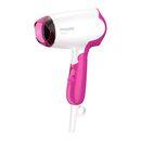Uscator de par philips salondry compact bhd003/00 ,1400 w, pliabil, alb/roz, l x a x i (mm) 77x114x220,  Uscatoare de par | electropc.ro