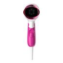 Uscator de par philips salondry compact bhd003/00 ,1400 w, pliabil, alb/roz, l x a x i (mm) 77x114x220,  Uscatoare de par | electropc.ro