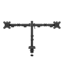 Brat dublu monitor neomounts ds60-600bl2; pentru display-uri cu diagonale 10"-32", sistem de prindere vesa 75x75~100x100, greutate maxima suportata 8 - per ecrankg, full motion, tilt +45°, swivel 90°, rotate 180°, distanta fata de perete 99-459mm; culoare,  Suporturi TV & Monitor | electropc.ro