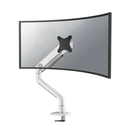 Brat monitor neomounts ds70s-950wh1; pentru display-uri cu diagonale 17"-49", sistem de prindere vesa 75x75~100x100, greutate maxima  suportata 18kg, full motion, tilt 90°, swivel 90°, rotate 180°, distanta fata de perete 119-656mm; gas spring; culoare al,  Suporturi TV & Monitor | electropc.ro