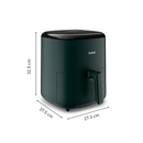 Friteuza cu aer cald tefal easy fry max ey245310, capacitate 5l, 1500 w, 10 programe automate, ecran tactil, vas detasabil antiaderent, oprire automata, carte de retete inclusa, verde,  Friteuze | electropc.ro