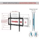 Suport tv de perete barkan, pentru ecrane de pana la 13" - 90", greutate maxima suportata 60kg, distanta fata de perete 80mm - 200mm, vesa max. 600x400 mm, negru,  Suporturi TV & Monitor | electropc.ro