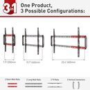 Suport tv de perete barkan, pentru ecrane de pana la 13" - 90", greutate maxima suportata 60kg, distanta fata de perete 80mm - 200mm, vesa max. 600x400 mm, negru,  Suporturi TV & Monitor | electropc.ro