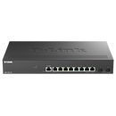 Switch d-link dms-1250-10s , 8 porturi gigabit, 2 porturi sfp+, protocol 802.1d stp 802.1s mstp 802.1w rstp, rackabil,  Switch-uri | electropc.ro