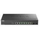 Switch d-link dms-1250-10sp , 8 porturi gigabit, 2 porturi sfp+, protocol 802.1d stp 802.1s mstp 802.1w rstp, rackabil,  Switch-uri | electropc.ro