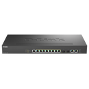 Switch d-link dms-1250-12tp , 8 porturi gigabit, 2 porturi sfp+, protocol 802.1d stp 802.1s mstp 802.1w rstp, rackabil,  Switch-uri | electropc.ro