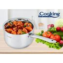Caserola inox  20x12.5 cm, 3.6 l, cooking by heinner,  Tavi copt | electropc.ro