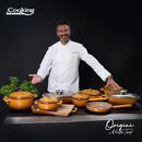 Cratita aluminiu turnat + capac 20x10 cm, 2.4l, nicolai tand, origini, cooking by heinner,  Tavi copt | electropc.ro