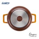 Semioala aluminiu turnat + capac 24x12 cm,3.9l, nicolai tand, origini, cooking by heinner,  Tavi copt | electropc.ro