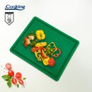 Tocator sant gn1/2,26.5x32.5x2 cm, verde, cooking by heinner,  Tocatoare | electropc.ro