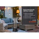 Heinner incalzitor electric vertical cu baza 1500w/ 2000w,  Incalzitoare terasa electrice | electropc.ro