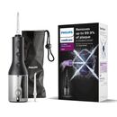 Irigator bucal philips sonicare cordless power flosser 3000 hx3826/33, tehnologie quadstream, portabil, 2 moduri de curatare, 3 niveluri de intensitate, 2 x capete de curatare si 1 x husa transport, negru, l x a x i (mm) 92x134x247,  Periute electrice de dinti | electropc.ro