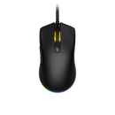 Mouse gaming cu fir hator pulsar 3, conectivitate usb, polling rate pana la 1000hz, senzor optical pixart pmw 3311, rezolutie maxima 12000 dpi, switch hator® optical 100m, iluminare rgb 16.8m culori, side switch kailh 3m, negru,  Mouse | electropc.ro