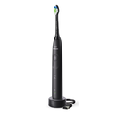 Periuta de dinti electrica philips sonicare hx7111/01, 62.000 miscari/minut, autonomie 21 zile, 2 moduri periere, senzor presiune integrat, functia brushsync, capat de periere otimal white, negru,  Periute electrice de dinti | electropc.ro