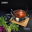 Semioala inox+capac 24x13.5 cm, 6l, nicolai tand, origini, cooking by heinner,  Tavi copt | electropc.ro