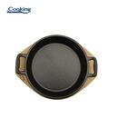 Tigaie servire fonta pura cu suport de lemn dia 20 cm, cooking by heinner,  Tigai si seturi | electropc.ro