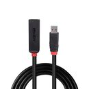 Adaptor lindy usb 3.0 active extension slim, material pvc, lungime cablu 10m, latime de banda suportata 5 gbps, putere 2.5/0.7mm dc connector,  Cabluri video | electropc.ro