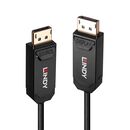 Cablu lindy hybrid displayport, lungime 50m, fibra optica, latime de banda suportata 40gbps, rezolutie maxima 680x4320@60hz 4:2:0 10bit, 3840x2160@144hz 4:4:4 10bit, negru,  Cabluri video | electropc.ro