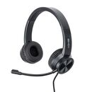 Casti lindy office, interfata usb-c, impendanta 32 ohm, nivel sunet < -79dba, frecventa raspuns 20 - 20k hz, negru,  Casti audio | electropc.ro