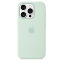 Iphone 16 pro silicone case with magsafe - aquamarine,  Accesorii | electropc.ro