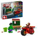 Iron man cu motocicleta si hulk, lego 76287,  Seturi de constructie | electropc.ro