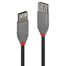 Lindy cablu usb 2.0 ext. usb 2m, latime de banda 480mbps, anthra,  Cabluri periferice | electropc.ro