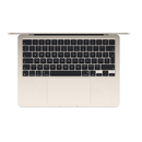 Macbook air 13.6" retina/apple m4 (cpu 10-core, gpu 10-core, neural engine 16-core)/16gb/512gb - starlight - int kb (2025) 35w usb‑c,  Laptopuri | electropc.ro