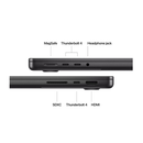 Macbook pro 14.2"/apple m4 (cpu 10-core, gpu 10-core, neural engine 16-core)/24gb/1tb - space black - int kb,  Laptopuri | electropc.ro