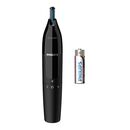 Aparat de tuns pentru nas și urechi philips nt1650/16, 100% waterproof, sistem de protectie dual, inchidere prin rotatie, baterie tip aa inclusa,, l x a x i (mm) 39x83x190,  Aparate de tuns | electropc.ro