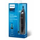 Aparat de tuns pentru nas și urechi philips nt1650/16, 100% waterproof, sistem de protectie dual, inchidere prin rotatie, baterie tip aa inclusa,, l x a x i (mm) 39x83x190,  Aparate de tuns | electropc.ro