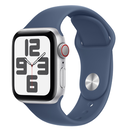 Apple watch se gps 40mm silver aluminium case with denim sport band - m/l,  SmartWatch-uri | electropc.ro