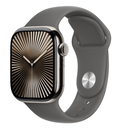 Apple watch series 10 gps + cellular 42mm natural titanium case with stone grey sport band - m/l,  SmartWatch-uri | electropc.ro