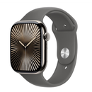 Apple watch series 10 gps + cellular 46mm natural titanium case with stone grey sport band - m/l,  SmartWatch-uri | electropc.ro