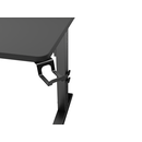 Birou gaming genesis holm modular 160, material lemn/metal, reglabil pe inaltime 70 - 90 cm, iluminare rgb, management cabluri, negru,  Birouri gaming | electropc.ro