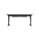 Birou gaming genesis holm modular 160, material lemn/metal, reglabil pe inaltime 70 - 90 cm, iluminare rgb, management cabluri, negru,  Birouri gaming | electropc.ro