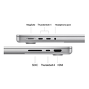 Macbook pro 14.2"/apple m4 (cpu 10-core, gpu 10-core, neural engine 16-core)/16gb/512gb - silver - int kb,  Laptopuri | electropc.ro