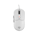 Mouse gaming cu fir gensesis krypton 660, interfata usb, 12000 dpi, 6 butoane, iluminare rgb, alb,  Mouse | electropc.ro