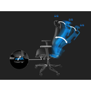 Scaun gaming genesis astat 700 g2, material textil, reglabil pe inaltime, greutate maxima suportata 120 kg, inaltime scaun reglabil 44.5- 51.5 cm, tesatura mesh pureflow™ plus, tetiera si cotiere ajustabile 3d, negru,  Scaune gaming | electropc.ro