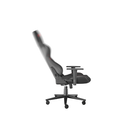 Scaun gaming genesis nitro 550 g2, material synthetic pu + textil, reglabil pe inaltime, greutate maxima suportata 150 kg, inaltime scaun reglabil 46.5 - 53.5 cm, spatar ajustabil 150°, dimensiuni roti 60mm, negru,  Scaune gaming | electropc.ro