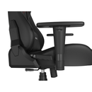 Scaun gaming genesis nitro 550 g2, material synthetic pu + textil, reglabil pe inaltime, greutate maxima suportata 150 kg, inaltime scaun reglabil 46.5 - 53.5 cm, spatar ajustabil 150°, dimensiuni roti 60mm, negru,  Scaune gaming | electropc.ro