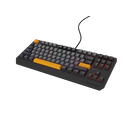 Tastatura gaming mecanica cu fir genesis thor 230 tkl, iluminare rgb, switch linear, switch model outemu red, numar taste 87, 11 butoane multimedia, lungime cablu 1.6m, dimensiuni 363 x 155 x 39 mm, gri,  Tastaturi | electropc.ro