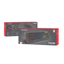 Tastatura gaming mecanica cu fir genesis thor 303, iluminare rgb, switch-uri red, 104 taste, 11 butoane multimedia, negru,  Tastaturi | electropc.ro