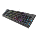 Tastatura gaming mecanica cu fir genesis thor 303, iluminare rgb, switch-uri red, 104 taste, 11 butoane multimedia, negru,  Tastaturi | electropc.ro