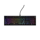 Tastatura gaming mecanica cu fir genesis thor 404 , iluminare rgb, switch-uri peach, 107 taste, 11 butoane multimedia, negru,  Tastaturi | electropc.ro