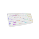 Tastatura gaming mecanica wireless genesis thor 230 tkl, iluminare rgb, 87 taste, 11 butoane multimedia, alb,  Tastaturi | electropc.ro