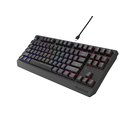 Tastatura gaming mecanica wireless genesis thor 230 tkl, iluminare rgb, swtich-uri red, 87 taste, 11 butoane multimedia, negru,  Tastaturi | electropc.ro